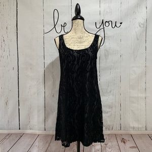 Andrea Behar Perfect Lace Little Black Dress Small